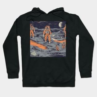 Astronaut Pattern Hoodie